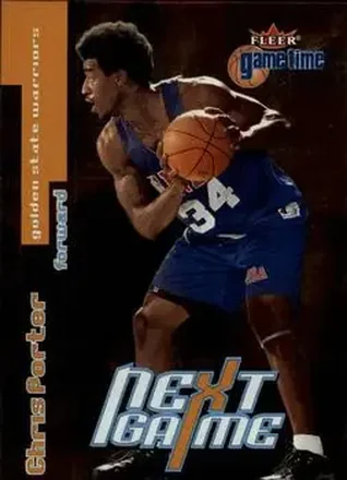 2000-01 Fleer Game Time #102 - Chris Porter - Golden State Warriors