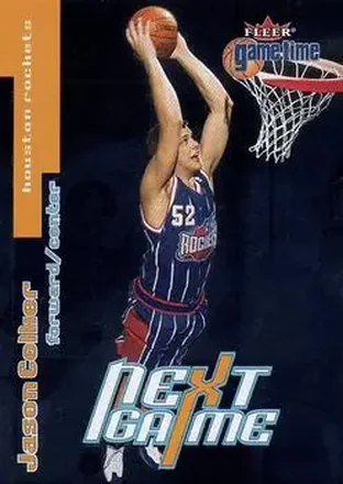 2000-01 Fleer Game Time #103 - Jason Collier - Houston Rockets