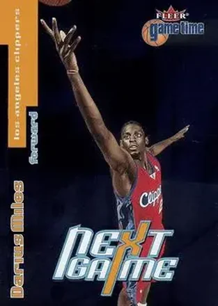 2000-01 Fleer Game Time #105 - Darius Miles - Los Angeles Clippers