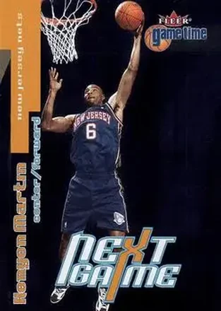 2000-01 Fleer Game Time #109 - Kenyon Martin - New Jersey Nets