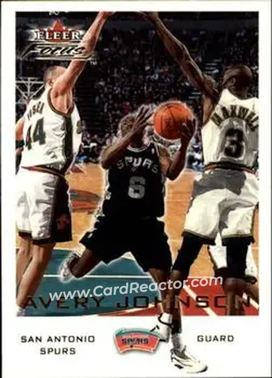 2000-01 Fleer Focus #121 - Avery Johnson - San Antonio Spurs - Front