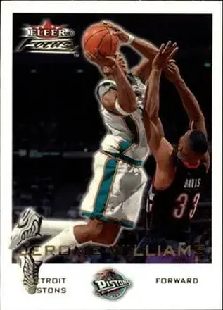 2000-01 Fleer Focus #122 - Jerome Williams - Detroit Pistons