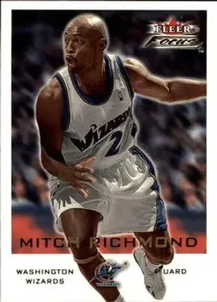 2000-01 Fleer Focus #123 - Mitch Richmond - Washington Wizards