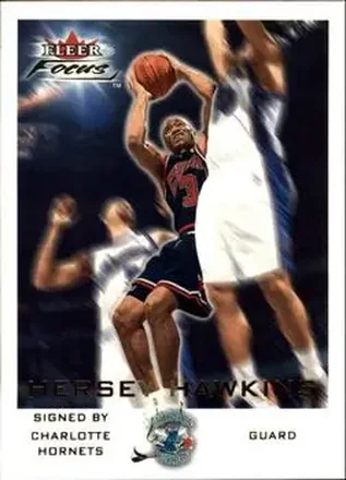 2000-01 Fleer Focus #124 - Hersey Hawkins - Charlotte Hornets