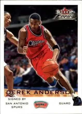 2000-01 Fleer Focus #126 - Derek Anderson - San Antonio Spurs
