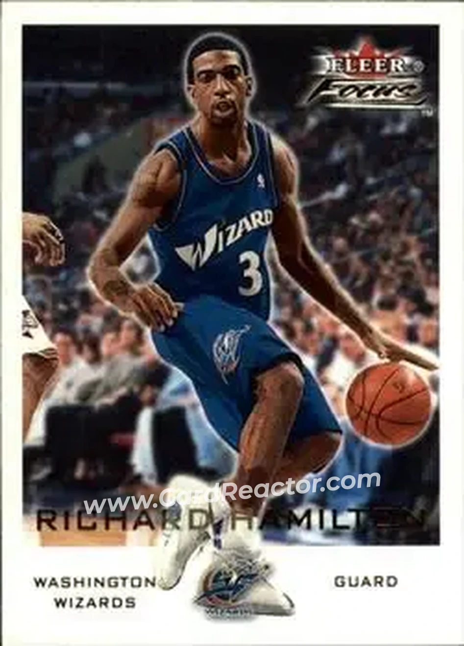 2000-01 Fleer Focus #128 - Rip Hamilton - Washington Wizards - Front