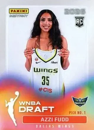 2026 Panini Instant WNBA Draft Night #DN-01 - Azzi Fudd - Dallas Wings