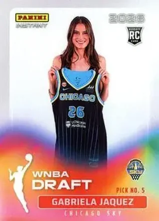 2026 Panini Instant WNBA Draft Night #DN-05 - Gabriela Jaquez - Chicago Sky