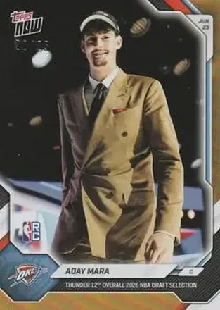 2026-27 Topps Now NBA Draft #AMAR - Aday Mara - Oklahoma City Thunder