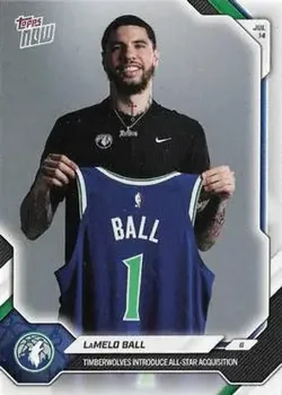 2026-27 Topps Now Off-Season #OS01 - LaMelo Ball - Minnesota Timberwolves