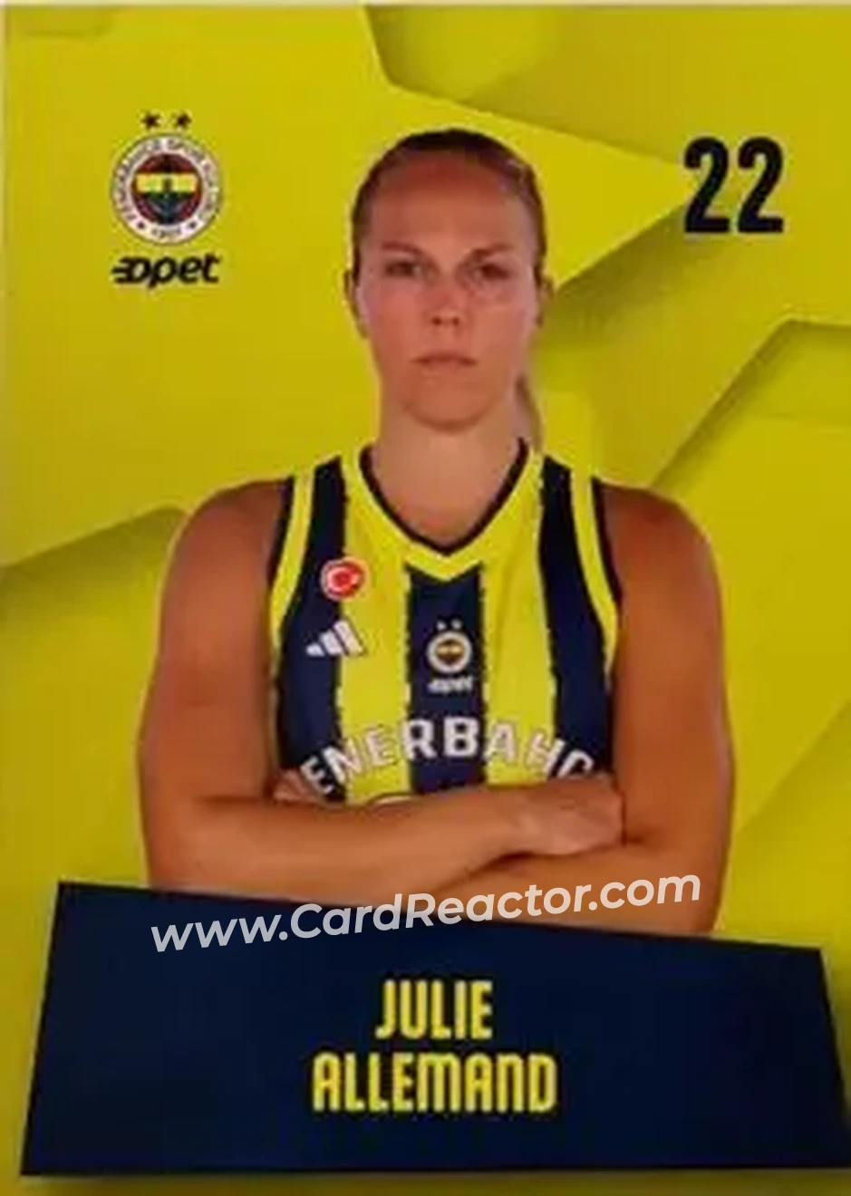 2026 Fenerbahce Opet Women's Team #NNO - Julie Allemand - Fenerbahce Opet - Front