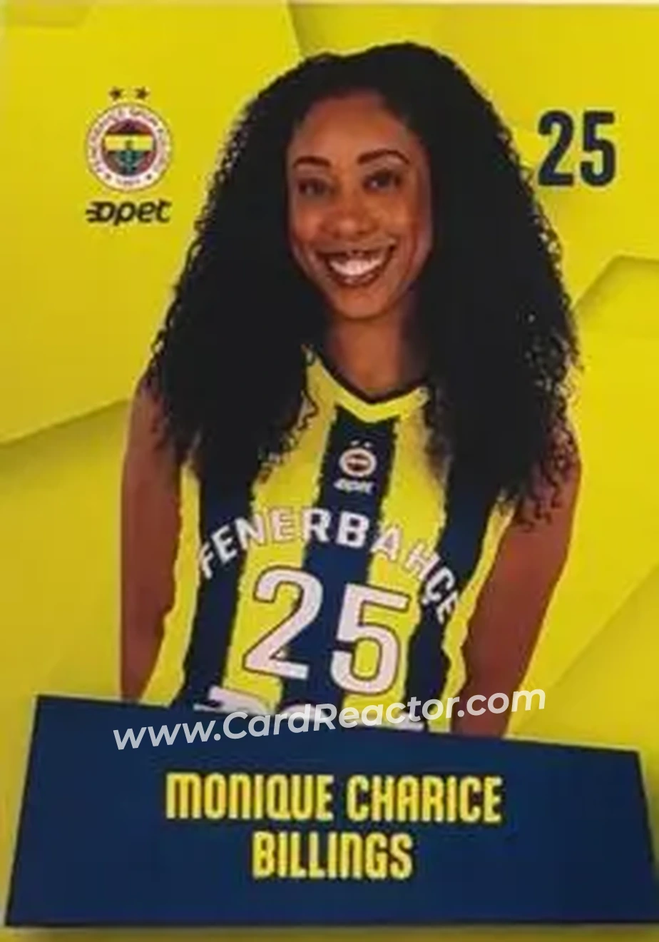 2026 Fenerbahce Opet Women's Team #NNO - Monique Billings - Fenerbahce Opet - Front