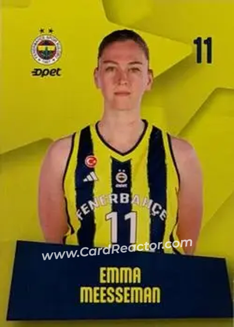 2026 Fenerbahce Opet Women's Team #NNO - Emma Meesseman - Fenerbahce Opet - Front