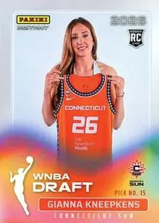 2026 Panini Instant WNBA Draft Night #DN-12 - Gianna Kneepkens - Connecticut Sun