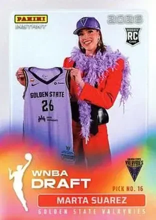2026 Panini Instant WNBA Draft Night #DN-13 - Marta Suarez - Golden State Valkyries