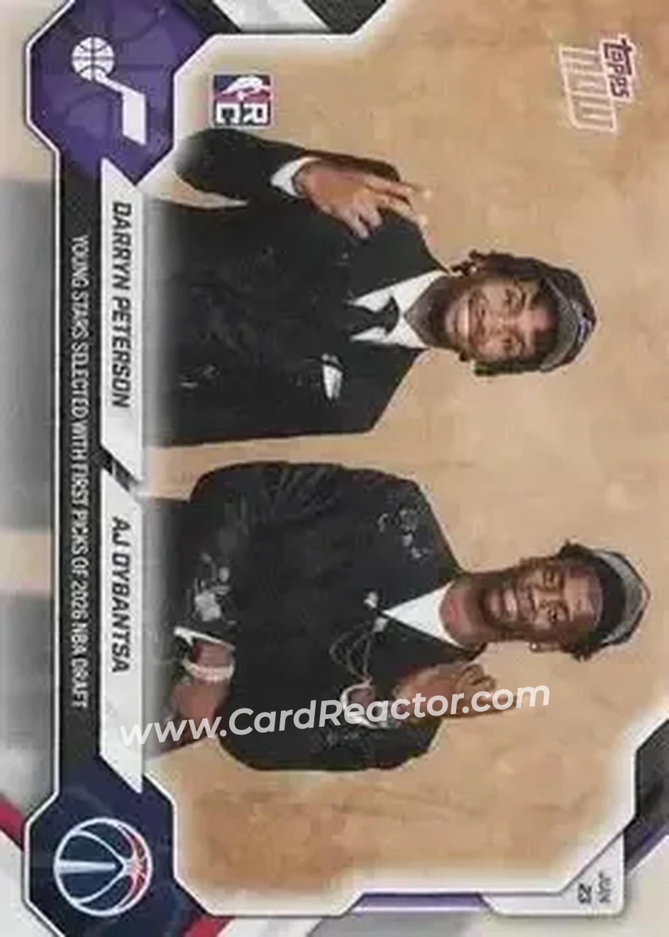 2026-27 Topps Now NBA Draft #DPAJ - Card #DPAJ - Front