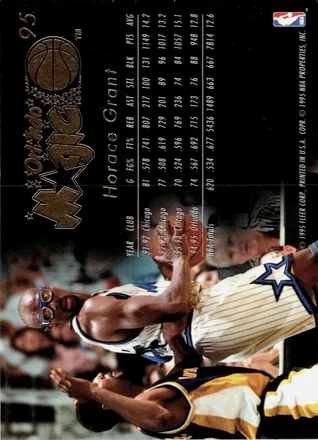 Verso de Horace Grant