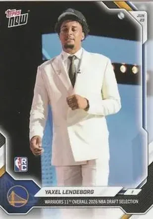2026-27 Topps Now NBA Draft #YLEN - Yaxel Lendeborg - Golden State Warriors 2026-27 Topps Now NBA Draft #YLEN - Yaxel Lendeborg - Golden State Warriors