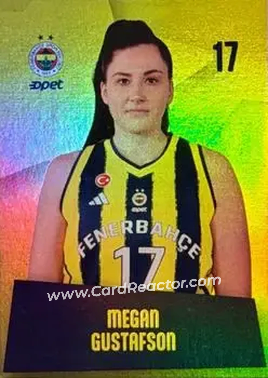 2026 Fenerbahce Opet Women's Team #NNO - Megan Gustafson - Fenerbahce Opet - Front
