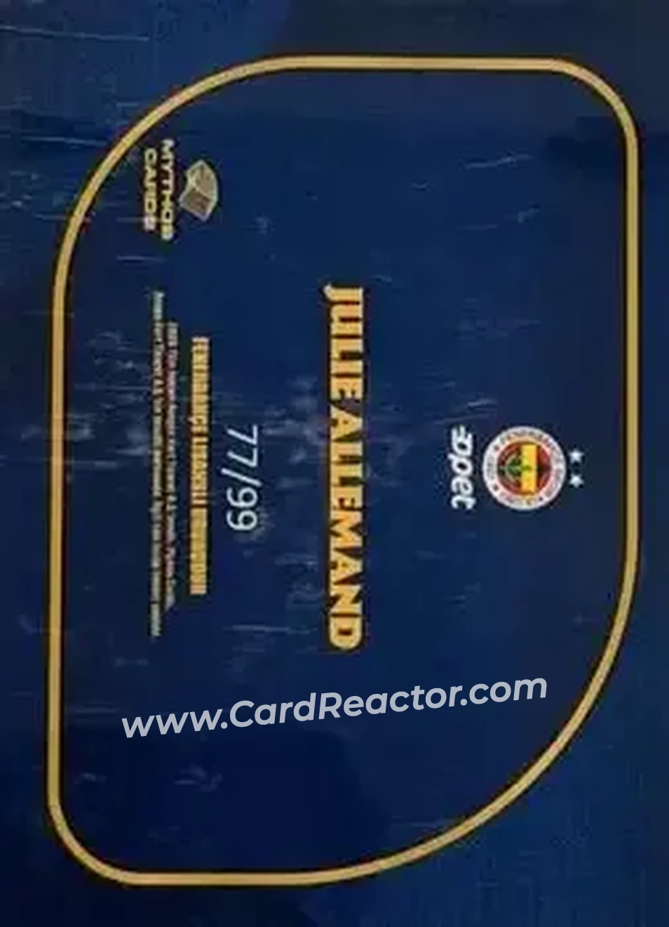 2026 Fenerbahce Opet Women's Team #NNO - Julie Allemand - Fenerbahce Opet - Back