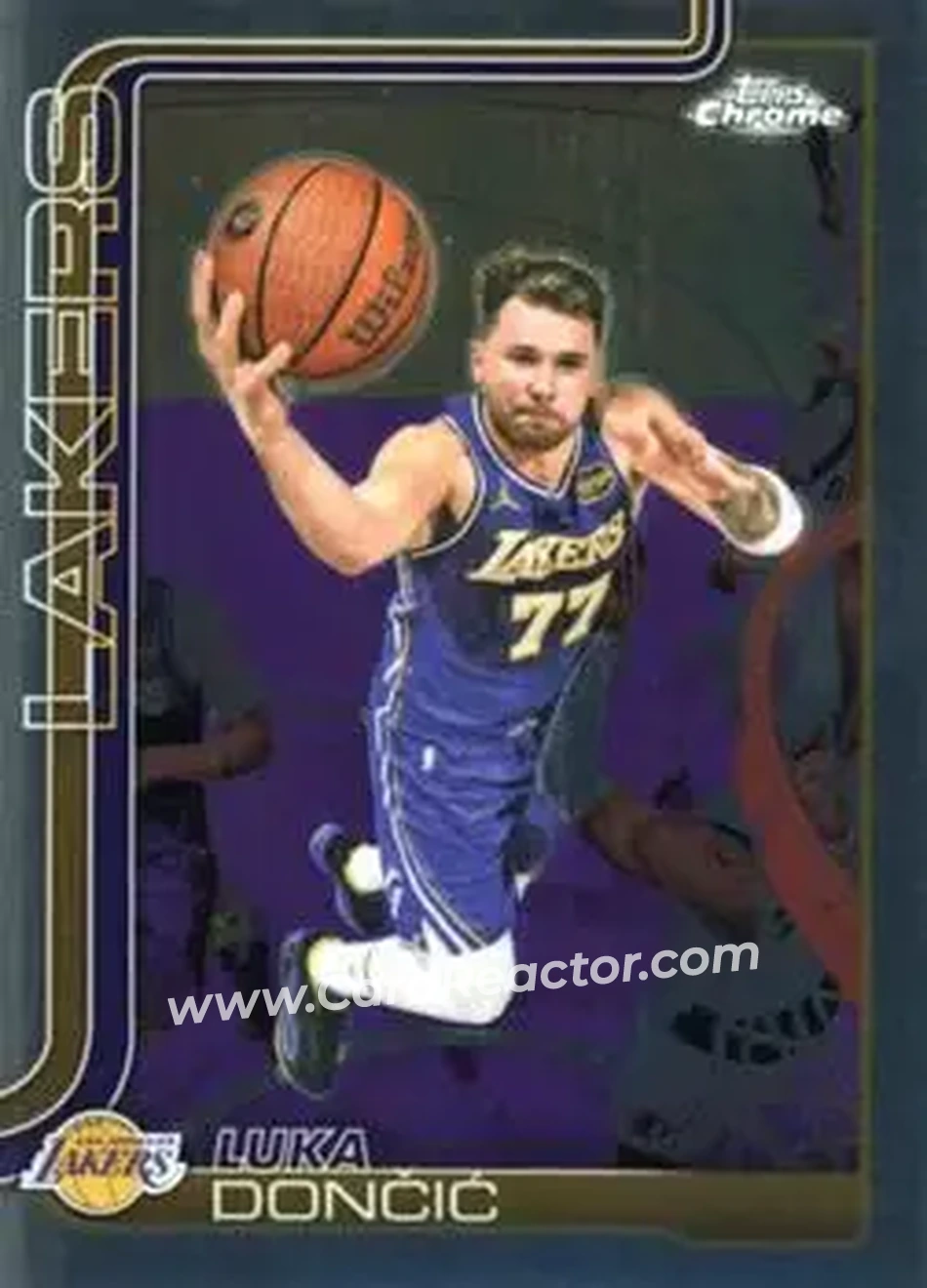 2025-26 Topps Chrome Update #2 - Luka Dončić - Los Angeles Lakers - Front