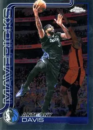 2025-26 Topps Chrome Update #4 - Anthony Davis - Dallas Mavericks 2025-26 Topps Chrome Update #4 - Anthony Davis - Dallas Mavericks