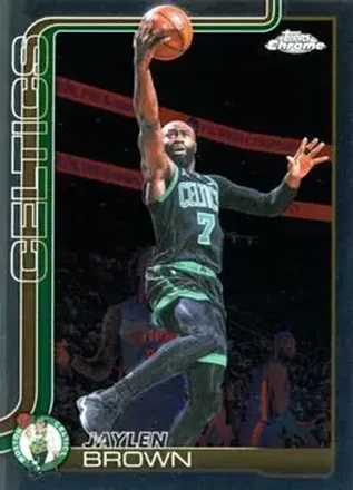 2025-26 Topps Chrome Update #9 - Jaylen Brown - Boston Celtics