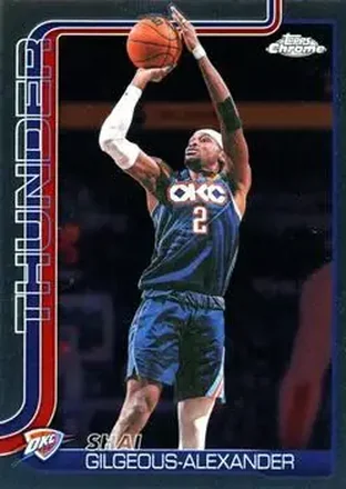 2025-26 Topps Chrome Update #10 - Shai Gilgeous-Alexander - Oklahoma City Thunder