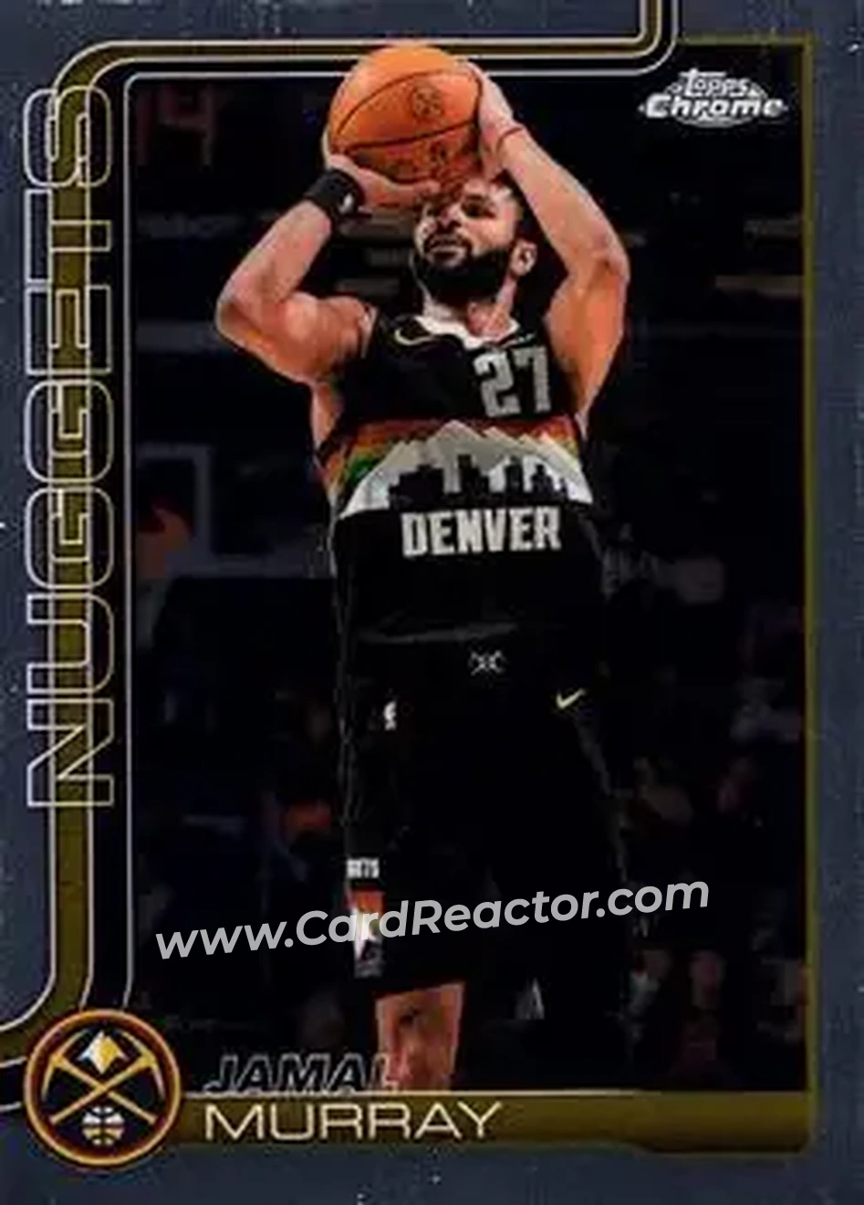 2025-26 Topps Chrome Update #13 - Jamal Murray - Denver Nuggets - Front