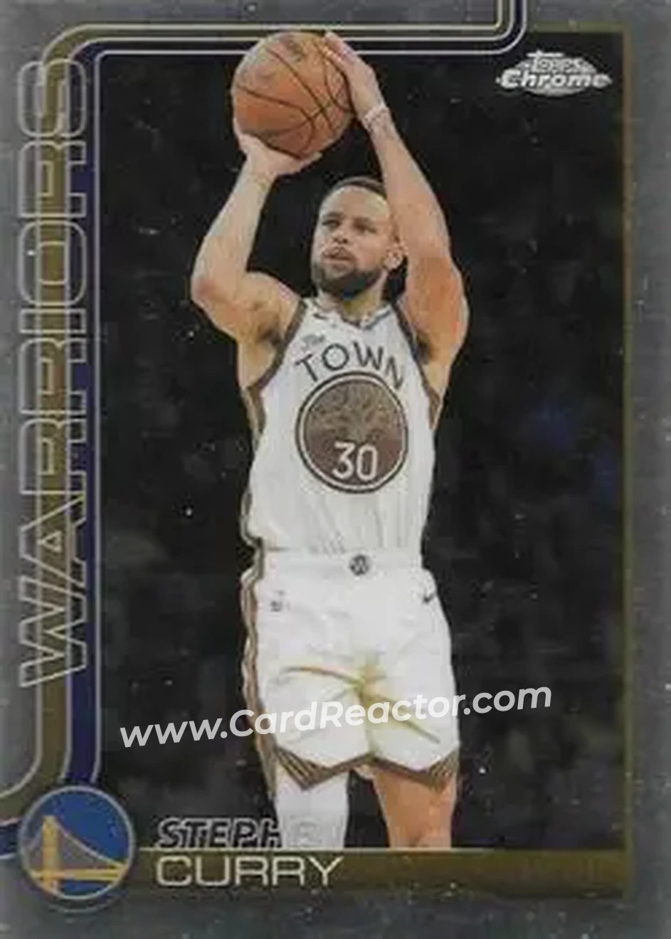 2025-26 Topps Chrome Update #14 - Stephen Curry - Golden State Warriors - Front 2025-26 Topps Chrome Update #14 - Stephen Curry - Golden State Warriors - Front