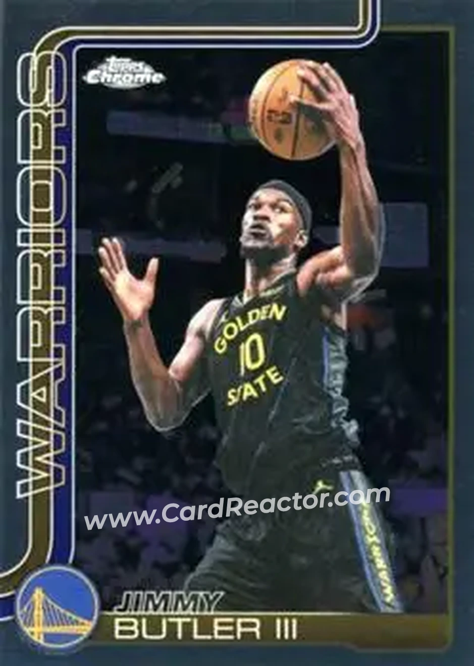 2025-26 Topps Chrome Update #15 - Jimmy Butler - Golden State Warriors - Front