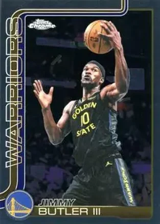 2025-26 Topps Chrome Update #15 - Jimmy Butler - Golden State Warriors