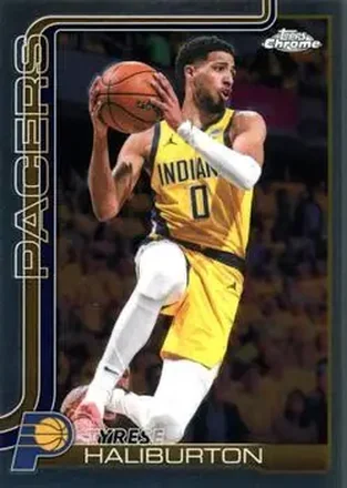 2025-26 Topps Chrome Update #18 - Tyrese Haliburton - Indiana Pacers
