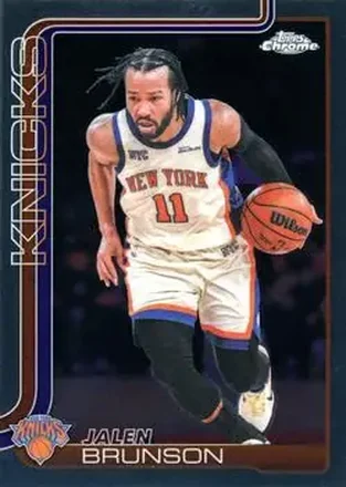 2025-26 Topps Chrome Update #20 - Jalen Brunson - New York Knicks