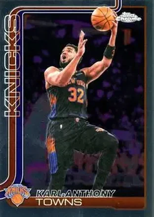 2025-26 Topps Chrome Update #21 - Karl-Anthony Towns - New York Knicks