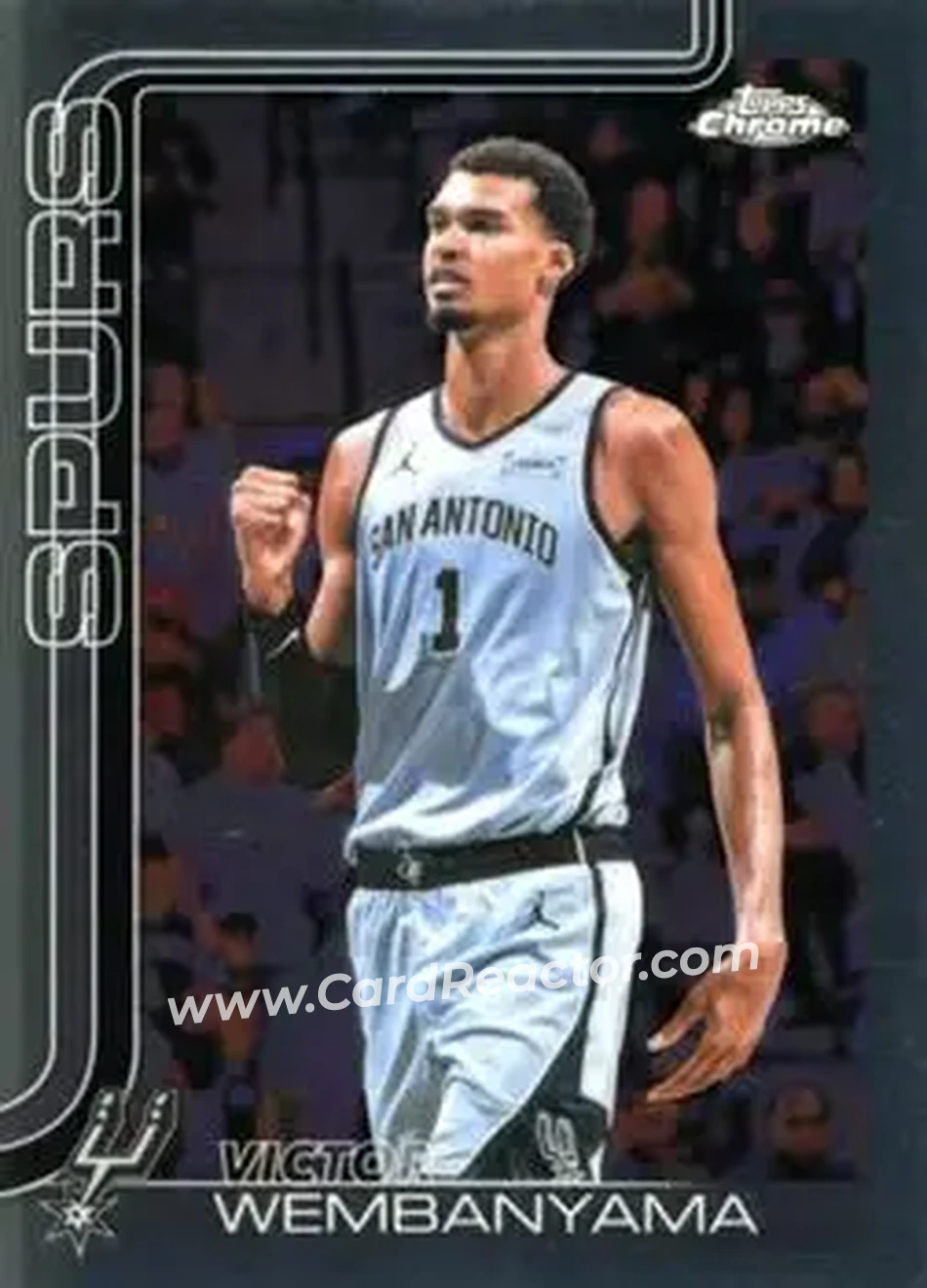 2025-26 Topps Chrome Update #22 - Victor Wembanyama - San Antonio Spurs - Front