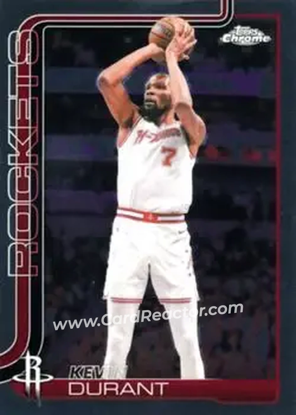 2025-26 Topps Chrome Update #23 - Kevin Durant - Houston Rockets - Front 2025-26 Topps Chrome Update #23 - Kevin Durant - Houston Rockets - Front