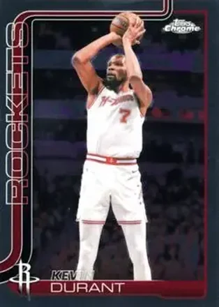 2025-26 Topps Chrome Update #23 - Kevin Durant - Houston Rockets