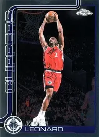 2025-26 Topps Chrome Update #24 - Kawhi Leonard - Los Angeles Clippers