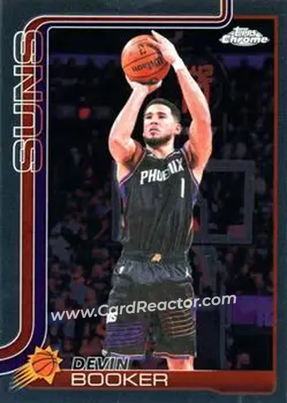 2025-26 Topps Chrome Update #26 - Devin Booker - Phoenix Suns - Front