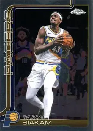2025-26 Topps Chrome Update #27 - Pascal Siakam - Indiana Pacers