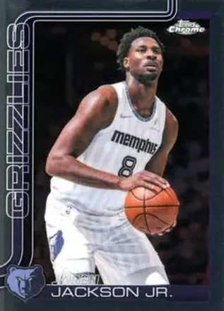 2025-26 Topps Chrome Update #28 - Jaren Jackson Jr. - Memphis Grizzlies