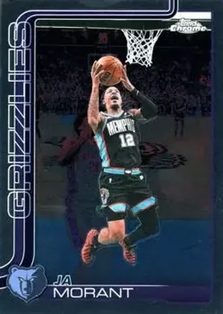 2025-26 Topps Chrome Update #29 - Ja Morant - Memphis Grizzlies 2025-26 Topps Chrome Update #29 - Ja Morant - Memphis Grizzlies