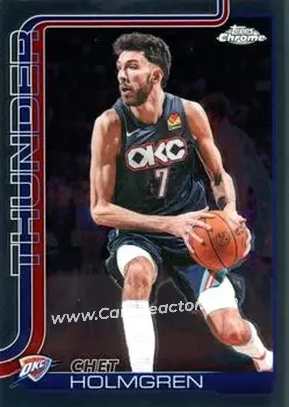 2025-26 Topps Chrome Update #31 - Chet Holmgren - Oklahoma City Thunder - Front