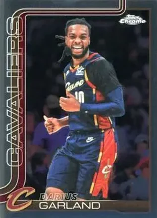 2025-26 Topps Chrome Update #32 - Darius Garland - Cleveland Cavaliers 2025-26 Topps Chrome Update #32 - Darius Garland - Cleveland Cavaliers