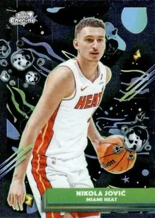 2025-26 Topps Chrome Cosmic #101 - Nikola Jović - Miami Heat
