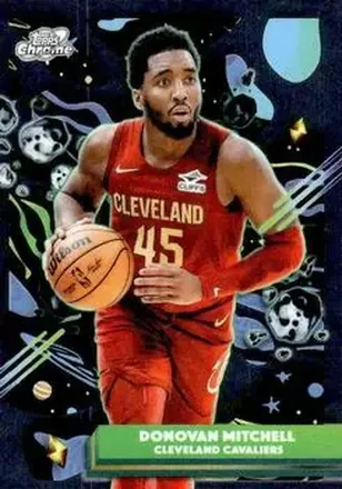 2025-26 Topps Chrome Cosmic #102 - Donovan Mitchell - Cleveland Cavaliers