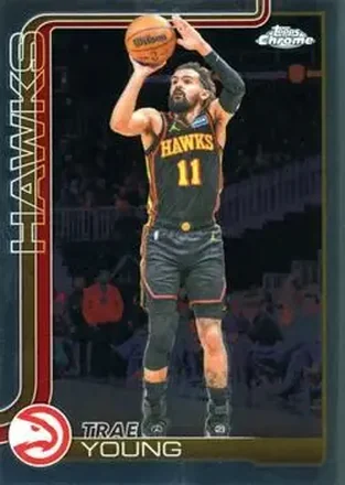 2025-26 Topps Chrome Update #36 - Trae Young - Atlanta Hawks