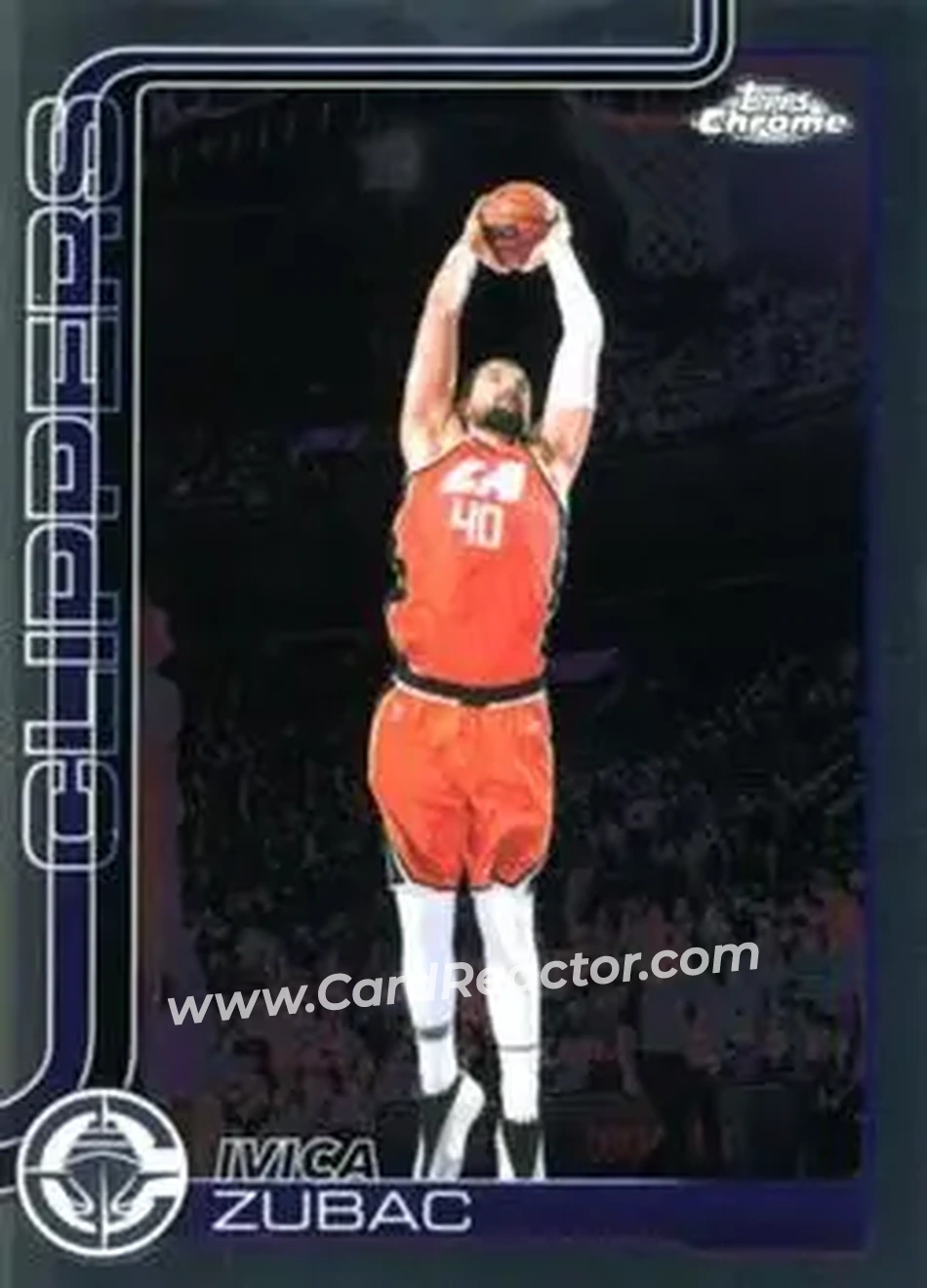 2025-26 Topps Chrome Update #37 - Ivica Zubac - Los Angeles Clippers - Front