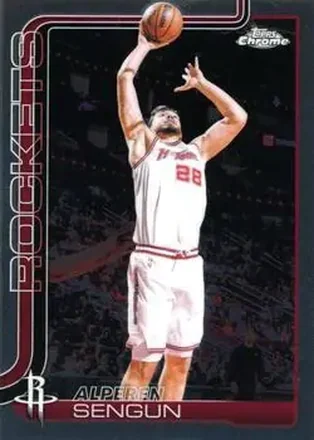 2025-26 Topps Chrome Update #38 - Alperen Sengun - Houston Rockets
